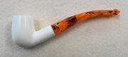 Block Meerschaum, Servi 100, Smooth Bent Billiard